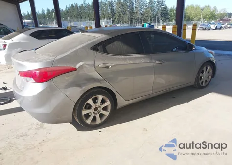 2013 Hyundai Elantra Limited из США, поврежденный, VIN KMHDH4AE8DU805119